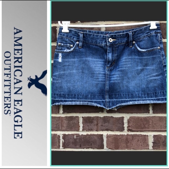 American Eagle Outfitters Dresses & Skirts - American eagle outfitters blue Jean skirt